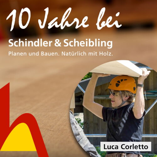 Luca Corletto arbeitet seit 10 Jahren bei Schindler & Scheibling