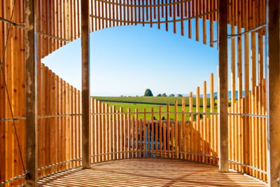 Nachhaltiges Bauen: Balkon Holzelement